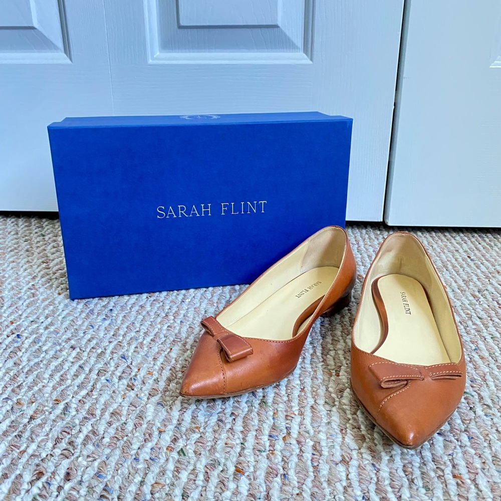 Sarah Flint Natalie sz 37 in Saddle Vachetta